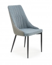 K448 Židle jasný Popelový/Modrý