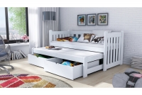Detská posteľ Swen s výsuvným lôžkom DPV 002 Certifikát lozko poschodová niskie