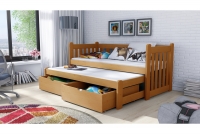 Detská posteľ Swen s výsuvným lôžkom DPV 002 Certifikát lozko dla dziewczynek