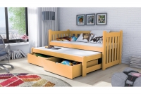 Detská posteľ Swen s výsuvným lôžkom DPV 002 Certifikát lozko dla rodzenstwa