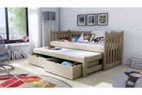 Detská posteľ Swen s výsuvným lôžkom DPV 002 Certifikát posteľ sosonowe
