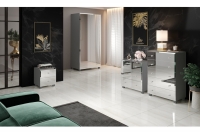 Komplet nábytku do obývacího pokoje Bellagio - šedý mat